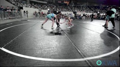 97 lbs 5th Place - Alice Martin, Little Axe Takedown Club vs Payten Garcia, Tonkawa Takedown Club