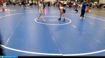 117-124 lbs Cons. Round 2 - Clay Adams, Ravenna Bluejays Wrestling vs Jarrett Vanarsdall, Hershey
