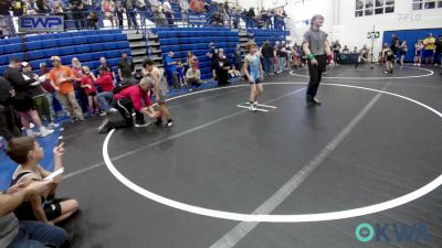 61 lbs Round Of 16 - Wahlking Hamilton, Weatherford Youth Wrestling vs Jaysten Wolfe, Division Bell Wrestling