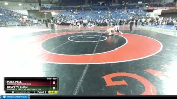 120 lbs Cons. Round 5 - Mack Pell, Cashmere Wrestling Club vs Bryce Tillman, Gig Harbor Grizzlies Wrestling Club