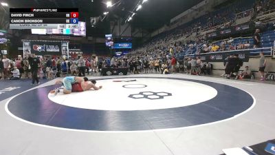 285 lbs Cons. Rd Of 64 - David Finch, Oregon vs Canon Bronson, Oklahoma