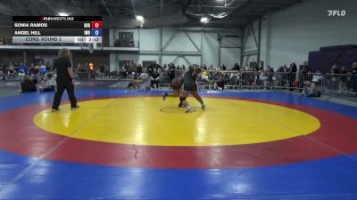 207 lbs Cons. Round 3 - Angel Hill, Illinois Wesleyan vs Sonia Ramos, Augsburg University