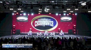 Tumble World - CLOUD 9 [2026 L2 Youth - D2 - Medium Day 2] 2026 Cheer Power Grand Nationals