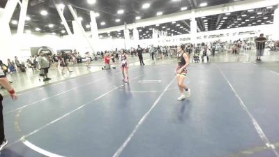 72 lbs Semifinal - Jaxi Jean Downing, Valley Bad Boys vs Brooklynn Cline, Maize WC