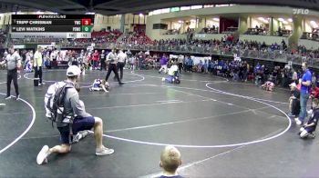 65 lbs Champ. Round 1 - Tripp Chrisman, York Wrestling Club vs Levi Watkins, Ponca Spears Wrestling Club