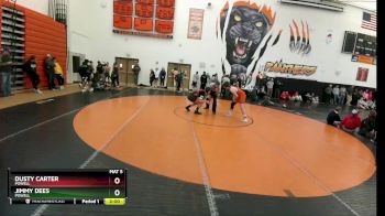 195 lbs Quarterfinal - Dusty Carter, Powell vs Jimmy Dees, Powell