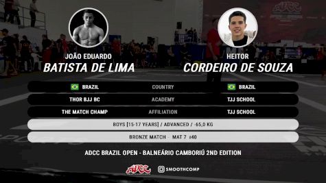 Heitor Cordeiro De Souza vs João Eduardo Batista De Lima 2024 ADCC Balneario Open