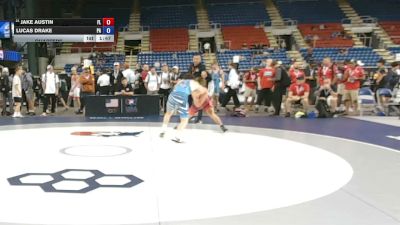 157 lbs Quarters - Jake Austin, Florida vs Lucas Drake, Pennsylvania