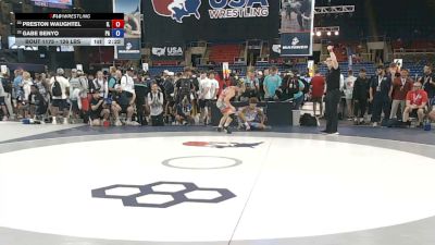 126 lbs Champ. Rd Of 64 - Preston Waughtel, Illinois vs Gabe Benyo, Pennsylvania