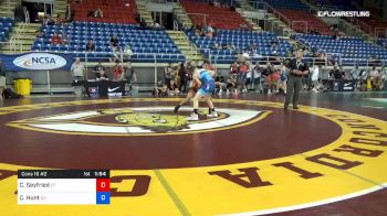 100 lbs Cons 16 #2 - Caleb Seyfried, Connecticut vs Cole Hunt, Georgia