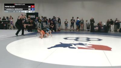 105 lbs Champ. Rd Of 32 - Piper Eller, Sanderson Wrestling Academy vs Angelica Serratos, Surfside X Wrestling