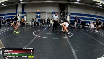 76 lbs Finals (2 Team) - Cale Lauby, NOVA WC vs Joaquin Tenorio, BTWC