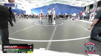 115 lbs Round 1 (4 Team) - Korbyn Allison, Queens Of Chaos vs Brynlyn Sullivan, Oklahoma Supergirls