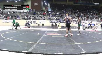 126 lbs Cons. Round 1 - Braden Llaghno, Male vs Isaih Rodriguez, Meade County