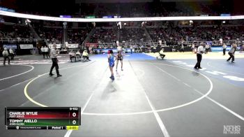 II-102 lbs Quarterfinal - Charlie Wylie, Port Jervis vs Tommy Aiello, John Glenn