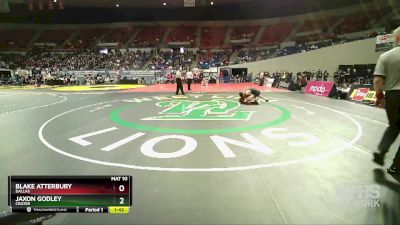 5A-144 lbs Semifinal - Blake Atterbury, Dallas vs Jaxon Godley, Crater