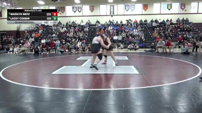 235 lbs Quarterfinal - Madilyn Metz, Cedar Falls vs Lacey Corbin, Clinton