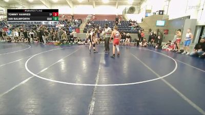 110 lbs Quarterfinals (8 Team) - Tommy Hawkes, Team Prestige vs Ian ...