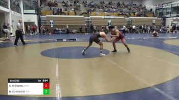 157 lbs Quarterfinal - Kaleb Williams, Unrostered-Spartan Combat RTC vs Nate Camiscioli, Purdue