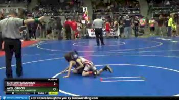 43 lbs Cons. Round 4 - Sutton Henderson, Westmoore Wrestling Club vs Axel Gibson, Team Guthrie Youth Wrestling