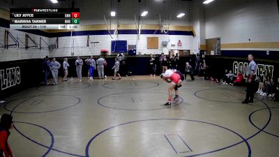 118 lbs Quarterfinal - Lily Joyce, General Mclane Hs vs Marissa Tanner, Hickory Hs