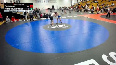 174 lbs Cons. Semi - Noah Hollendonner, Marian vs Mason Day, Indianapolis