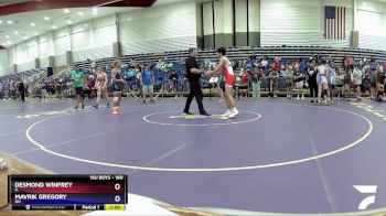 160 lbs Champ. Round 1 - Desmond Winfrey, IL vs Mavrik Gregory, OH