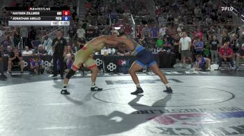 97 lbs 1st Place Match - Hayden Zillmer, Gopher Wrestling Club vs Jonathan Aiello, Penn RTC/ Titan Mercury Wrestling Club (TMWC)