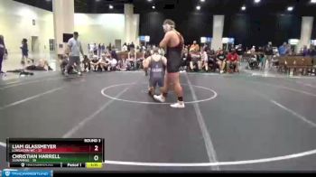 220 lbs Round 3 (8 Team) - Liam Glassmeyer, Longhorn WC vs Christian Harrell, Suwannee