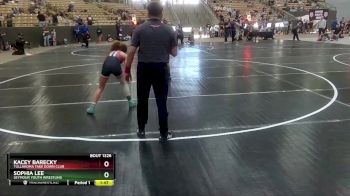 112 lbs Semifinal - Sophia Lee, Seymour Youth Wrestling vs Kacey Barecky, Tullahoma Take Down Club