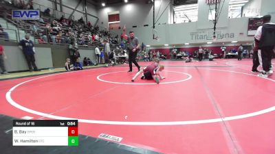 49 lbs Round Of 16 - Baylor Bay, Sperry Wrestling Club vs Willow Hamilton, Owasso Takedown Club