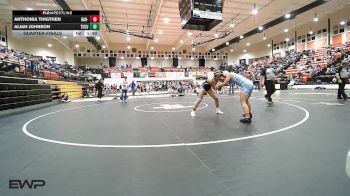 135 lbs Quarterfinal - Anthonia Thigthen, Har-Ber vs Aliah Johnson, Tecumseh HS Girls