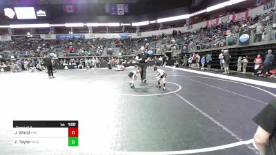 52 lbs Consi Of 4 - Jack Wood, King Select vs Zaydin Taylor, Mexico Youth Wrestling