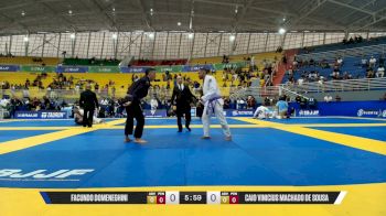 Caio Vinicius Machado De Sousa vs Facundo Domeneghini 2026 Brasileiro Jiu-Jitsu IBJJF