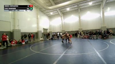138 lbs Champ. Round 1 - Denis Cervantes, Grand County vs Colt Hanssen, Wasatch