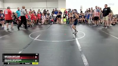 68 lbs Round 1 (4 Team) - Bryson Bistline, U2 Journeymen Uprising vs Keagan Bousman, Buffalo Valley WC