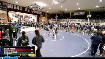 145 lbs Cons. Round 4 - Samuel Kincaid, Gonzaga Prep vs Chase Weber, Burlington Edison