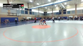 155lbs Cons. Round 5 - Rosa Martinez, Eisenhower (Girls) vs Emma Thompson, Moses Lake (Girls)