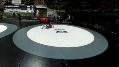 113 lbs Cons. Rd Of 32 - Lopez Gerardo, Santa Maria High School Wrestling vs Rianno Oropallo, Rancho Bernardo High School Wrestling