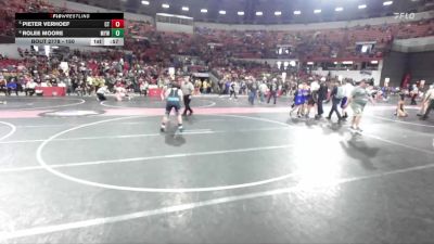 150 lbs Cons. Round 4 - Pieter Verhoef, Crass Trained vs Rolee Moore, Marshfield Youth Wrestling