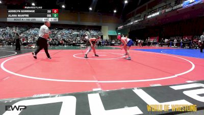 165 lbs Quarterfinal - Addelyn Gorringe, 208 Badgers vs Alana Manfre, Englewood Wrestling Club