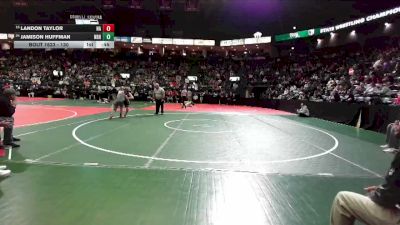 130 lbs Cons. Round 3 - Landon Taylor, NA vs Jamison Huffman, NBHA