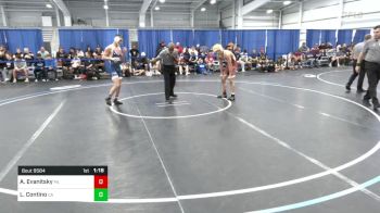 145 lbs Final - Anthony Evanitsky, PA vs Leo Contino, CA