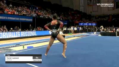 Taylor Lawson - Floor, Stanford - 2019 NCAA Gymnastics Regional Championships - Oregon State