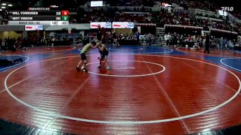 50 lbs Champ. Round 1 - Will VonRuden, Terry Wrestling CLub vs Witt Vinson, Dillon Wrestling Club