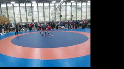 70 M Cons. Semi - Liam Gorton, Coast Wrestling vs Takis Sembalerus, USask/Saskatoon Wrestling Club