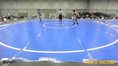 125 lbs Rr Rnd 3 - Emery Merlos, Super Girls K-6 Red vs Peyton Vasquez, Mat Warriors K-6