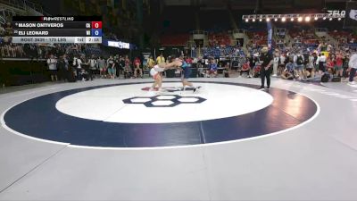 175 lbs Semis - Mason Ontiveros, CA vs Eli Leonard, WI