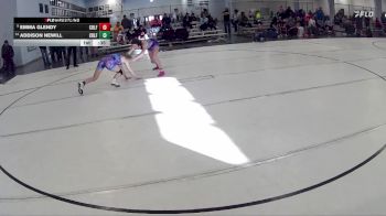 129 lbs Cons. Semi - Emma Glendy, Lakeview vs Addison Newill, Cedar Bluff