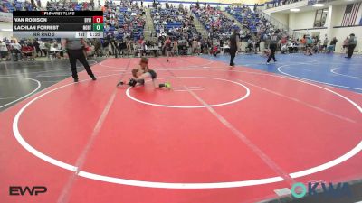 67 lbs Rr Rnd 2 - Van Robison, Bristow Elementary Wrestling Club vs Lachlan Forrest, Northeast Take Down Club
